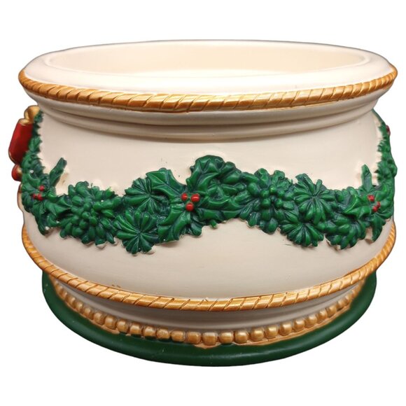 San Francisco Music Box Christmas Holiday Treasures Musical Jar Candle Holder - Picture 6 of 16